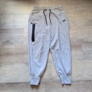 NIKE SPORTSWEAR MODERN TECH FLEECE SWEATPANTS JOGGERS GREY WOMENS Small S